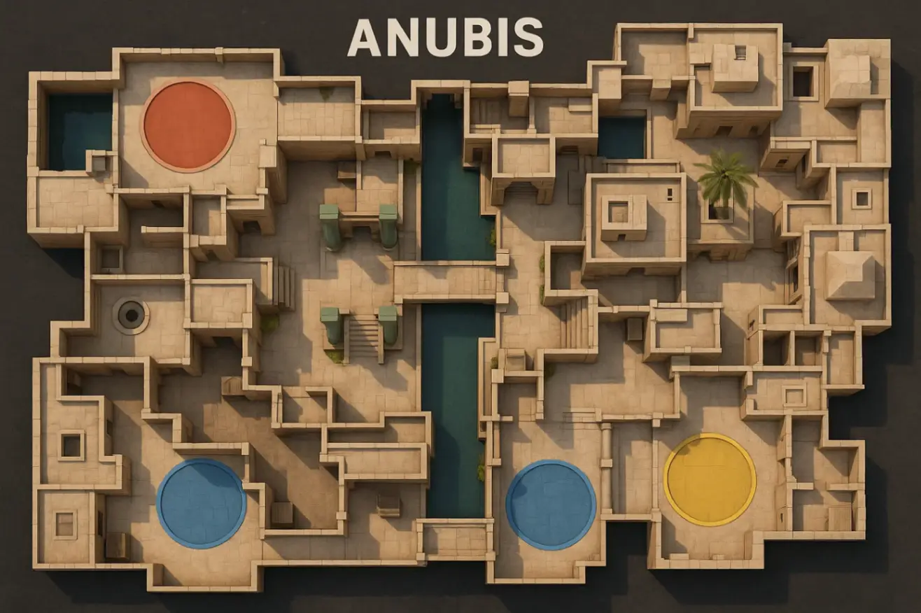Anubis — гайд по коллаутам и стратегиям в CS2